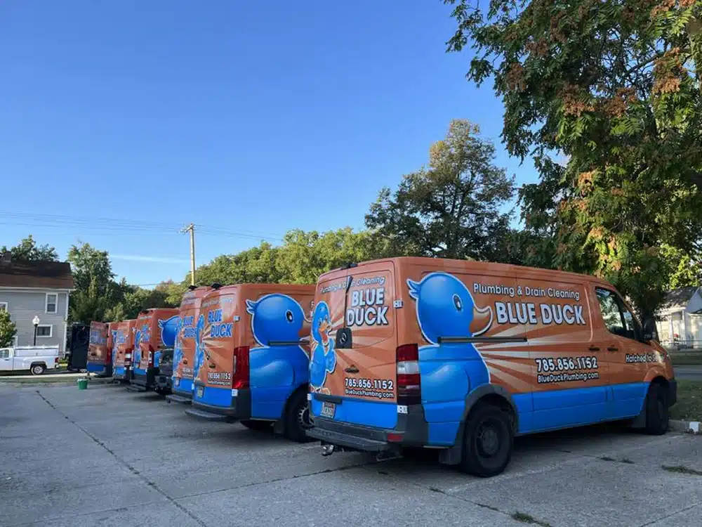 Blue Duck fleet of trucks